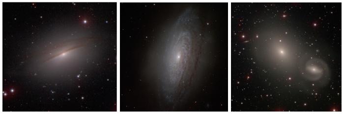 Images from the Carnegie-Irvine Galaxy Survey (Ho et al. 2011).