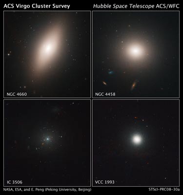 HST/ACS images of Virgo early-type galaxies